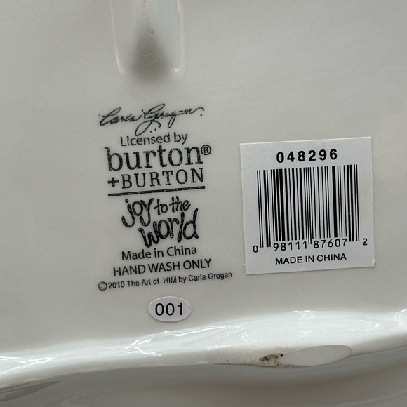 Large Chip and Dip Platter by Burton & Burton “Joy to the World “ 2010 - Picture 4 of 16